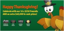 $44,000 to be Won in RakeTheRakes Thanksgiving Promotion