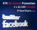 $5000 Cash to be Won in Freerolls from PokerStars and RakeTheRake.com