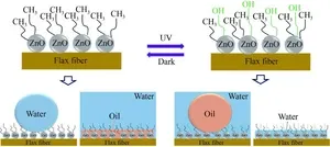 A bridge between hydrophobicity and hydrophilicity of flax fiber: A breakthrough in the multipurpose oil-water separation field 2