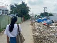 A large percentage of European plastic sent to Vietnam ends up in nature