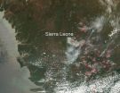 Agricultural fires across Sierra Leone