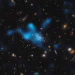 Astronomers witness the birth of a very distant cluster of galaxies from the early Universe