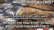 Big Cat Rescues Missing CEO, $10,000.00 Reward For The Location Of His Body
