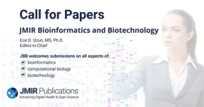 Call for papers: JMIR Bioinformatics and Biotechnology