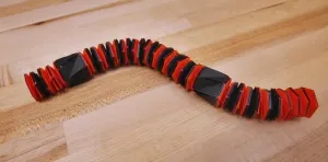 Caterbot? Robatapillar? It crawls with ease through loops and bends