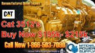 Caterpillar 3512 For Sale And Cat 3512 Generator Now Available At National Power Supply