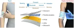 CityU develops wireless, soft e-skin for interactive touch communication in the virtual world 2