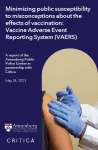 Confusion over VAERS:  Why the vaccine safety reporting system should be renamed