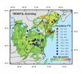 Crowdsourced rain samples map Hurricane Sandys evolution