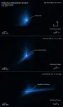 DART impact provided real-time data on evolution of asteroids debris