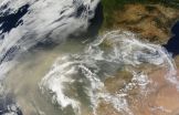 Dust from the Sahara Desert cools the Iberian Peninsula