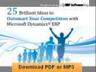 ERP Software Blog Releases New White Paper Highlighting 25 Brilliant Ideas to Outsmart Your Competition with Microsoft Dynamics ERP And Supporting Infographic