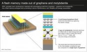 Fantastic flash memory combines graphene and molybdenite