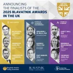 Finalists announced for the 2025 UK Blavatnik Awards for Young Scientists