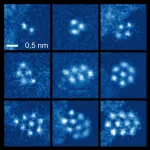 First direct imaging of small noble gas clusters at room temperature