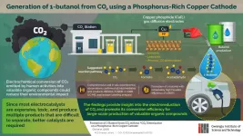 From waste to wealth: Converting CO2 into butanol using phosphorous-rich copper cathodes