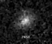 Ghostlike dusty galaxy reappears in James Webb Space Telescope image 3