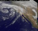 GOES-West satellite eyes soggy storm approaching California