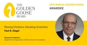 Golden Goose Award announces 2023 awardees for discoveries in DNA sequencing technique, a bacteria-inspired method that saves crops and chicken pedigree lines 2