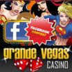 Grande Vegas Presents Super Heroines Facebook Contest and Super Bonus Weekend