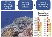 Hedging strategy for coral restoration balances diversity, ecosystem benefits