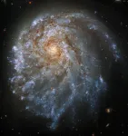 Hubble inspects a contorted spiral galaxy