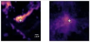 In ancient stellar nurseries, some stars are born of fluffy clouds 2