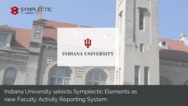 Indiana University selects Symplectic Elements as faculty activity reporting system