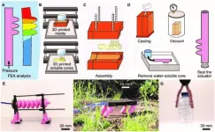 Integrated design and fabrication of pneumatic soft robot actuators in a single casting step