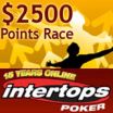 Intertops Pokers $2500 Frequent Player Points Leaderboard Race and $2000 Reload Bonus Continues Through May