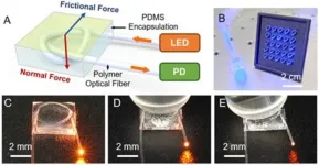 Knot-inspired optical sensors for slip detection and friction measurement in dexterous robotic manipulation