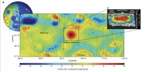 Large sub-surface granite formation signals ancient volcanic activity on Moons dark side