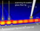 Light propagation in solar cells made visible