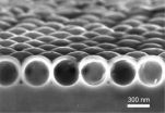 Nanoshell whispering galleries improve thin solar panels