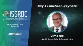 NASA Associate Administrator Jim Free to deliver keynote address at ISSRDC