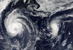 NASA catches Tropical Storm Leslie and Hurricane Michael in the Atlantic