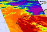 NASA infrared data sees birth of 10th tropical depression in Southern Indian Ocean near Australian coast