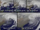 NASA provides satellite views of noreaster lifespan