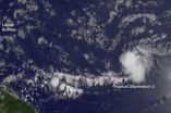 NASA's Aqua satellite gets infrared hint on Tropical Depression 2 2