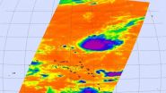 NASAs Aqua satellite sees Typhoon Halola elongating