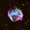 NASAs Chandra suggests rare explosion created our galaxys youngest black hole