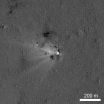 NASAs LRO spacecraft captures images of LADEEs impact crater