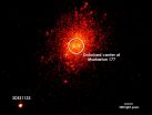 NASAs Swift mission probes an exotic object: Kicked black hole or mega star?