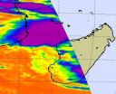 NASA Satellite sees most of Cyclone Bingizas rainfall over Mozambique Channel