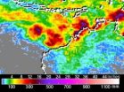 NASA satellites see rainfall left behind from Cyclone Luas landfall