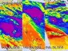 NASA satellites see slow-moving Cyclone Rusty before landfall