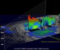 NASA sees a struggling post-Tropical Storm Freda affecting New Caledonia