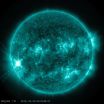 NASA sees active region on the sun emit  another flare