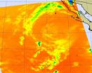 NASA sees fading post-Tropical Cyclone Johns warmer cloud tops