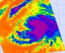 NASA sees important cloud-top temperatures as Tropical Storm Malakas heads for Iwo To